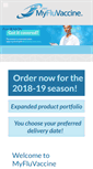 Mobile Screenshot of myfluvaccine.com